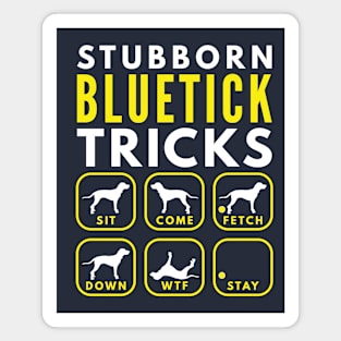 Stubborn Bluetick Tricks - Dog Training Magnet